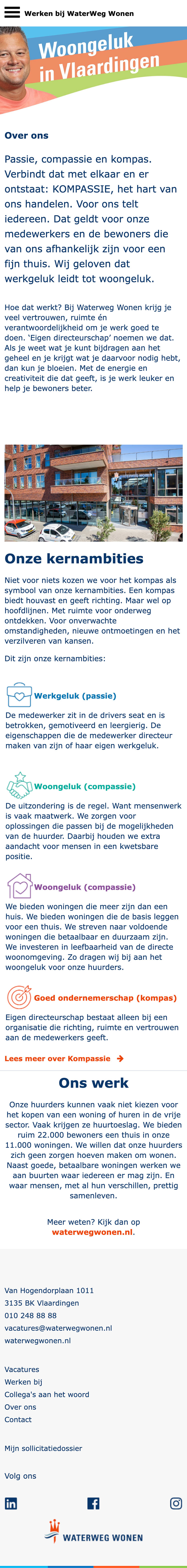 Waterweg Wonen Website