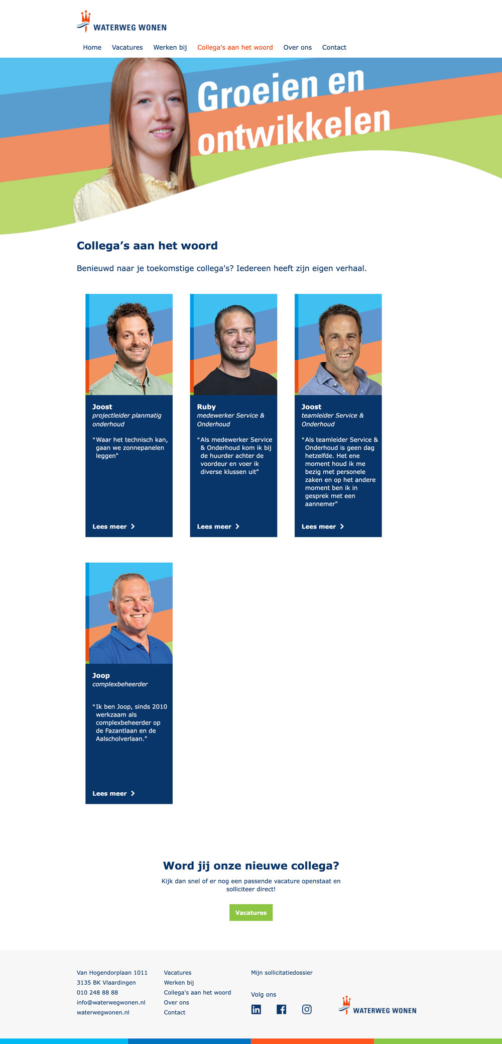 Waterweg Wonen Website