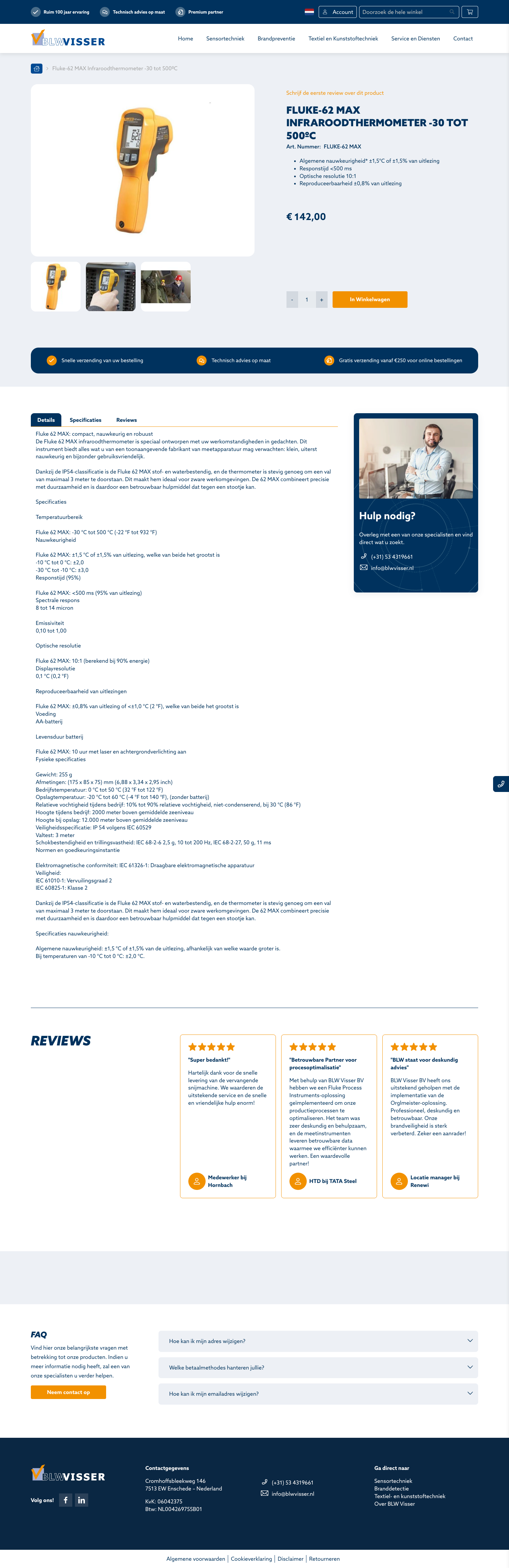 BLW visser - productpagina desktop